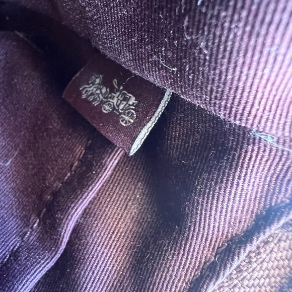 Coach Mini Teri Shoulder Bag in Signature Canvas - Picture 4 of 4